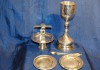 Фото Старинный Евхаристический набор из шести предметов. Серебро "84" пр. Россия, XIX век.